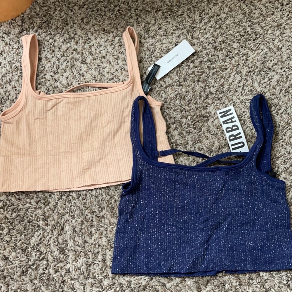2 NWT urban outfitters crop tops